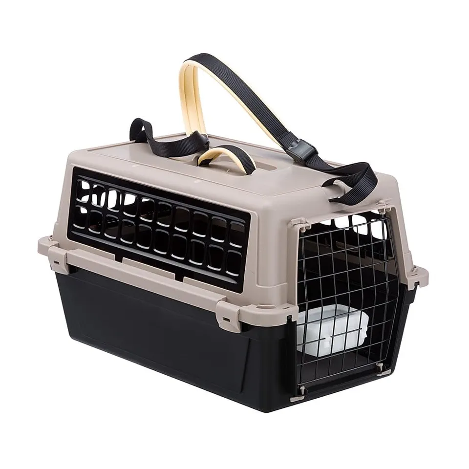 ferplast-atlas-trendy-plus-hunde-und-katzen-reisetasche-schwarz-mit-schultergurt image 1