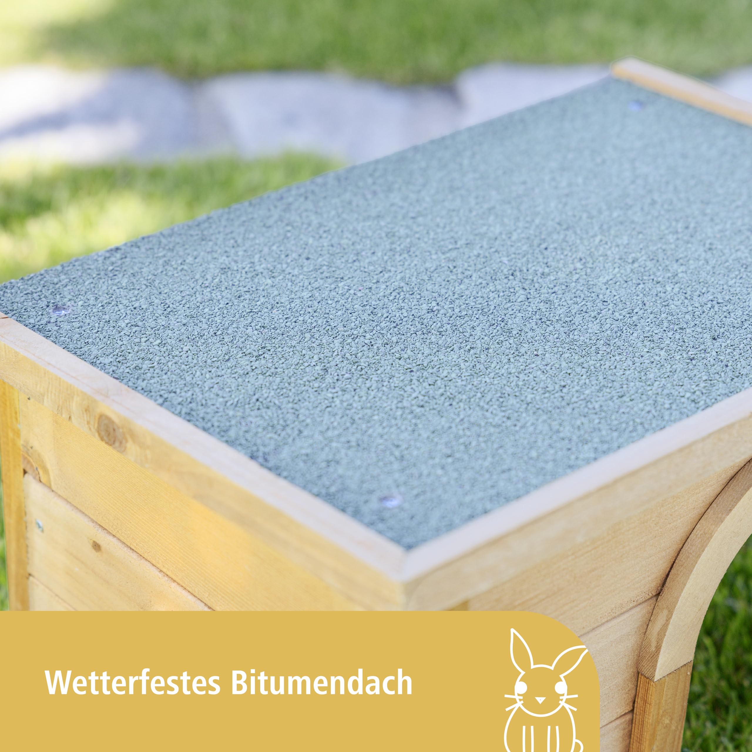 kerbl-pet-nagerhaus-45x32x27-cm-kleintierhaus-aus-spie-tanne-mit-bitumendach image 2