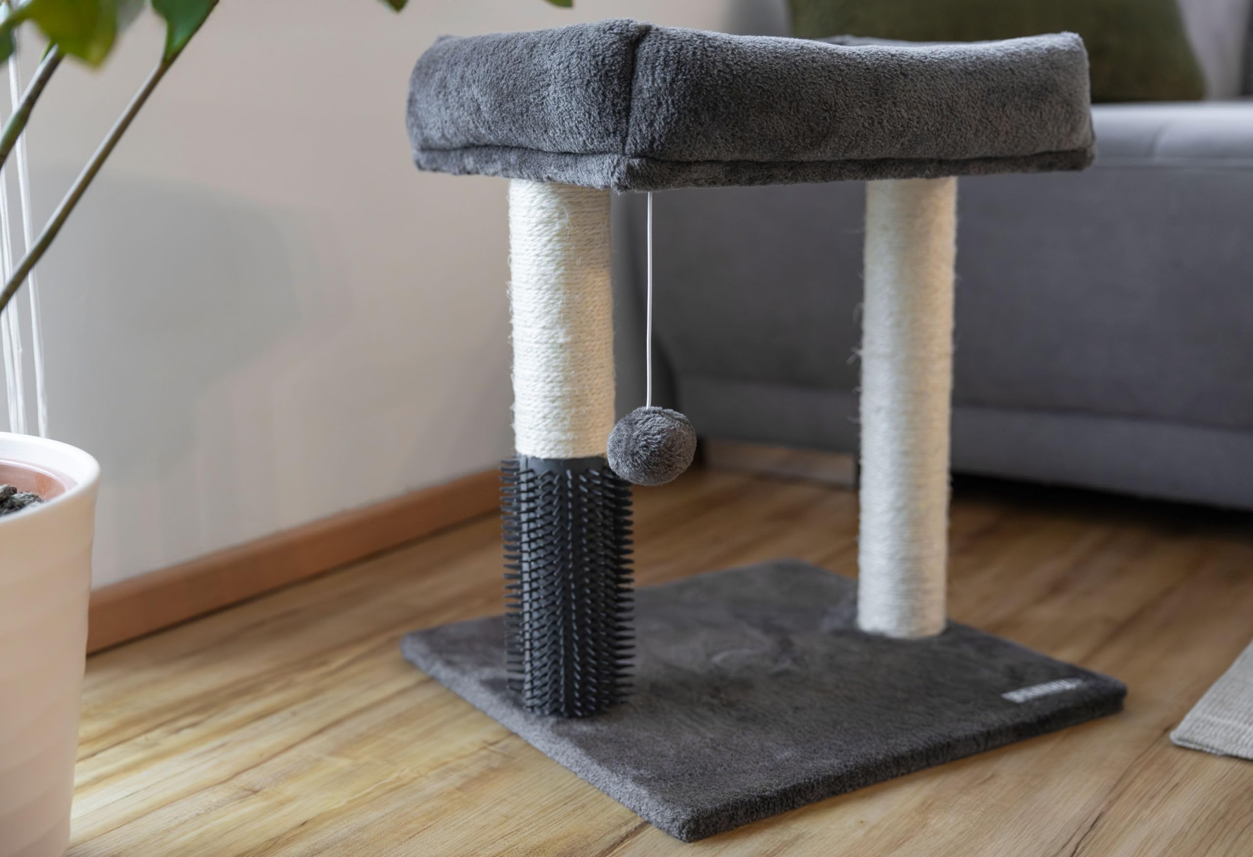 kerbl-pet-kratzbaum-rosi-grau-48-cm-holz-f-r-katzen image 6