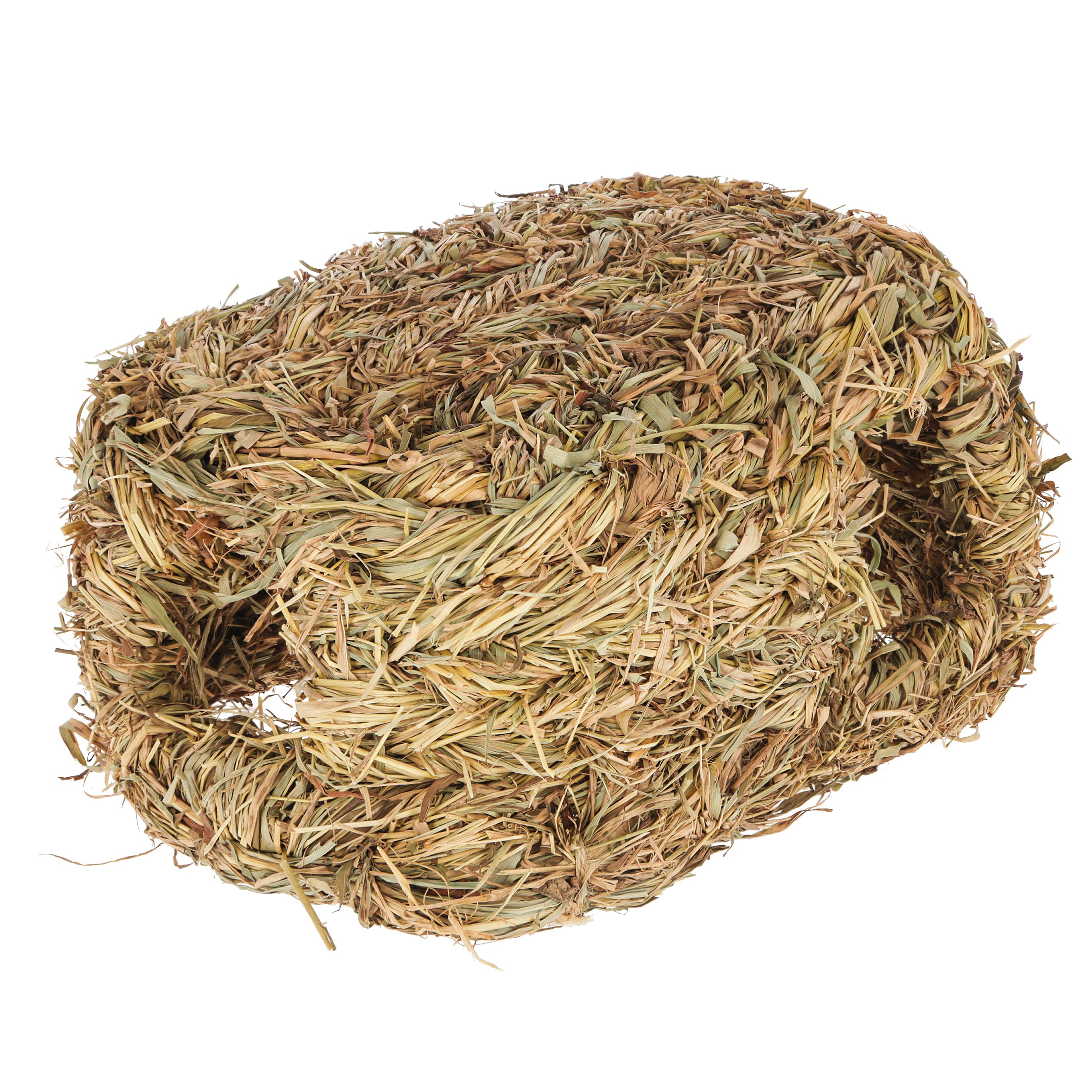 kerbl-pet-grashaus-mit-zwei-eing-ngen-28-x-18-x-15-cm-aus-naturgras image 1