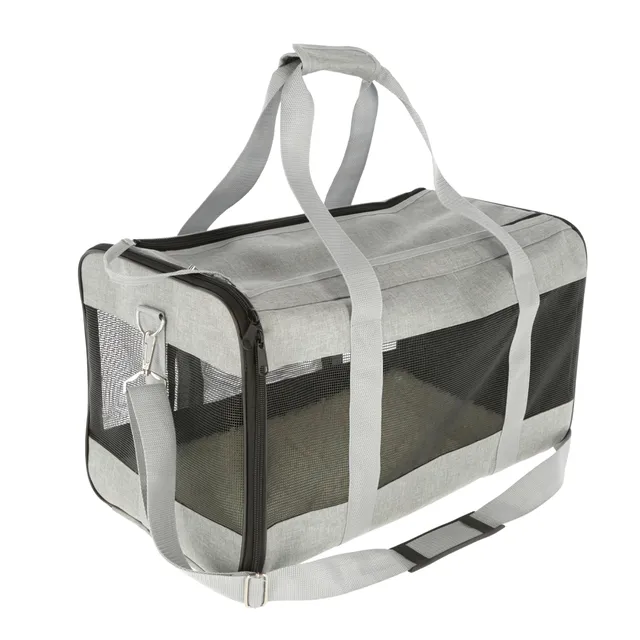 kerbl-pet-tragetasche-casual-grau-41-x-28-x-29-cm-polyester image 1