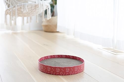 kerbl-pet-katzenkratzbett-circle-pink-34-x-5-5-cm-mit-katzenminze image 8