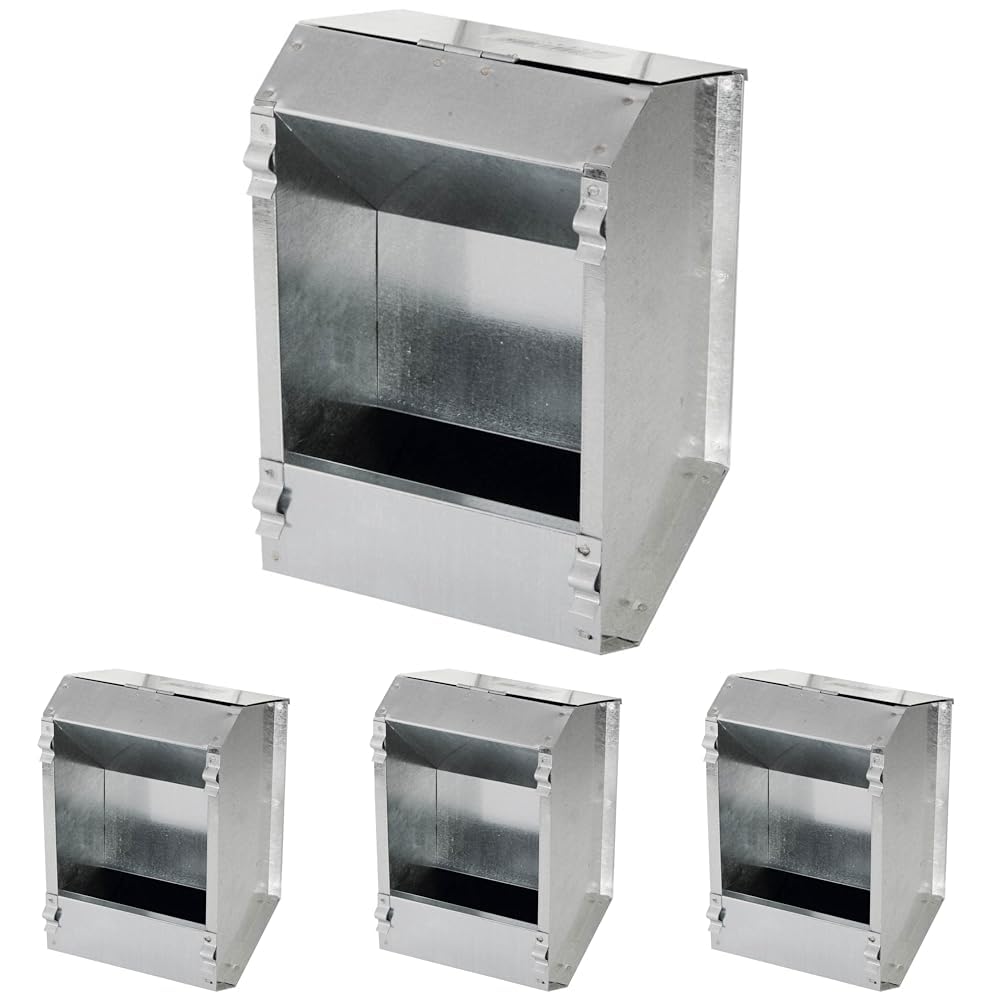 kerbl-pet-futterautomat-3-l-verzinkt-2-fresspl-tze-f-r-kaninchen image 3