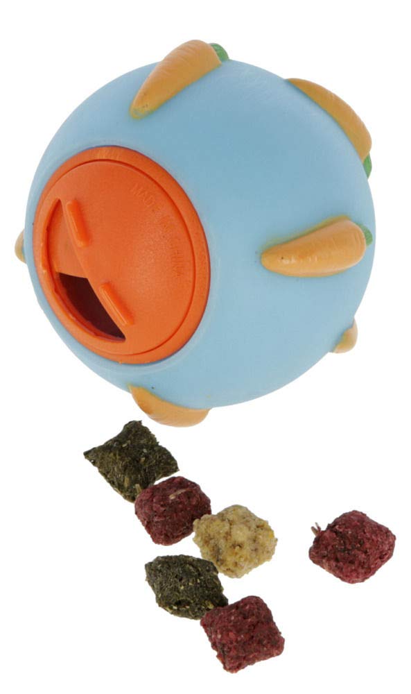 kerbl-pet-snackball-futterball-7-cm-blau-orange-f-r-kaninchen-und-nager image 3