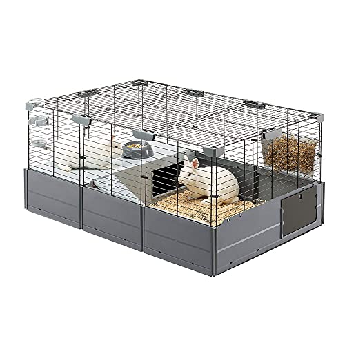 ferplast-multipla-modularer-k-fig-f-r-kaninchen-und-meerschweinchen-107-5-x-72-x image 8
