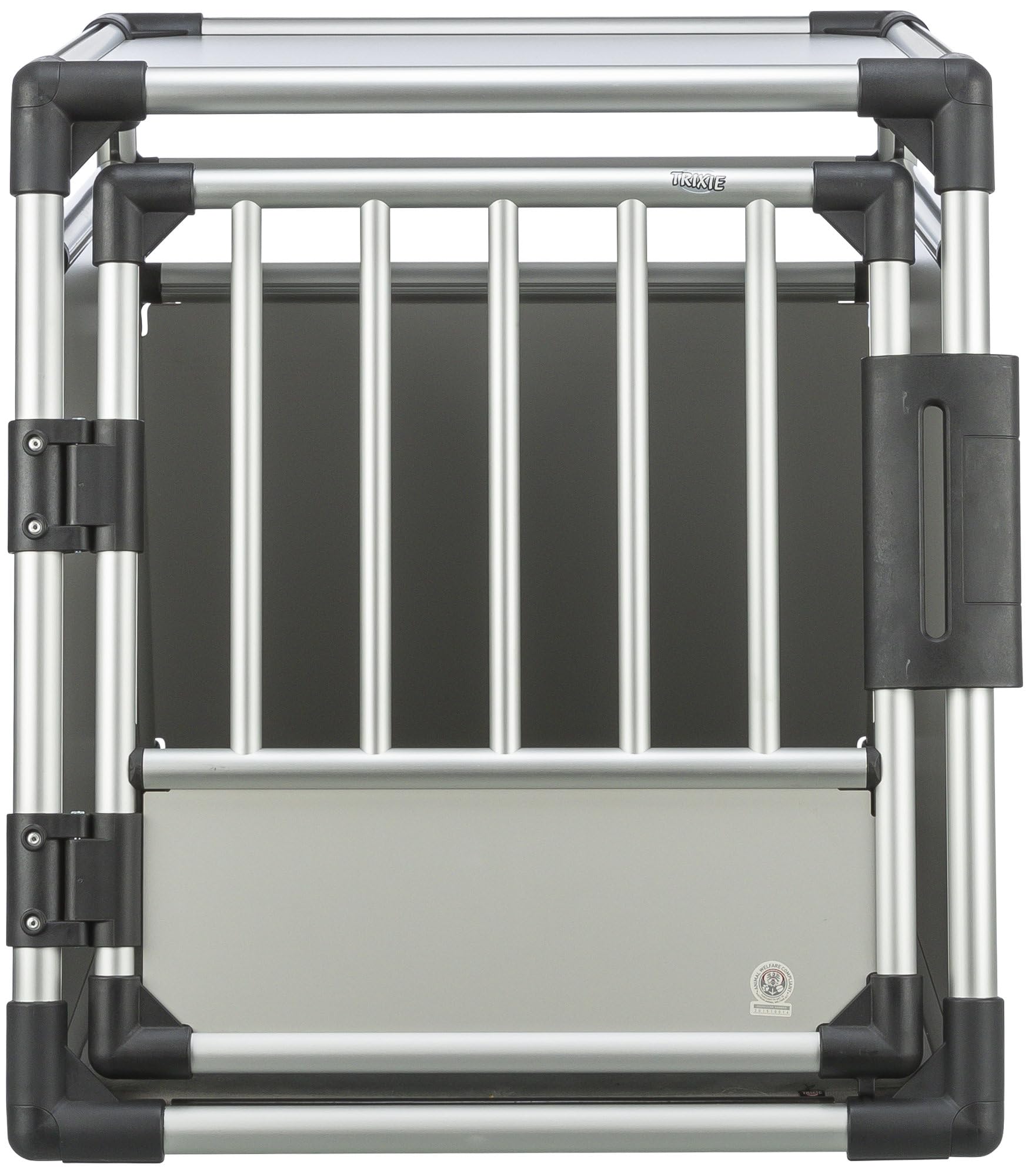 trixie-friends-on-tour-hunde-transportbox-aluminium-m-55-x-62-x-73-cm-silber image 2