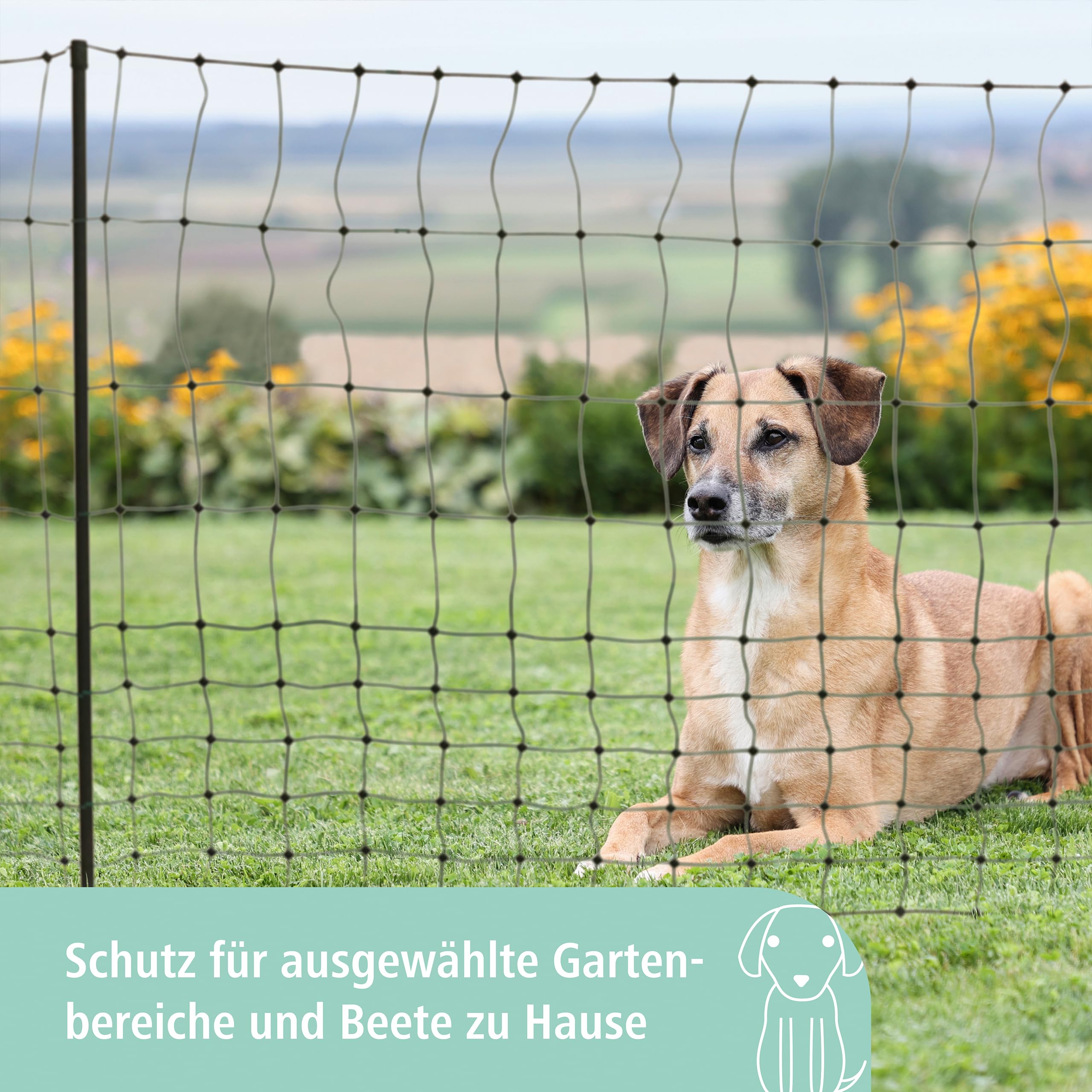 kerbl-pet-begrenzungszaun-camping-net-20-m-x-81-cm-gr-n image 6