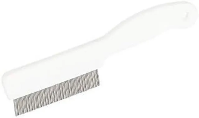 kerbl-pet-staub-und-flohkamm-13-cm-f-r-katzen-mit-kunststoffgriff image 1