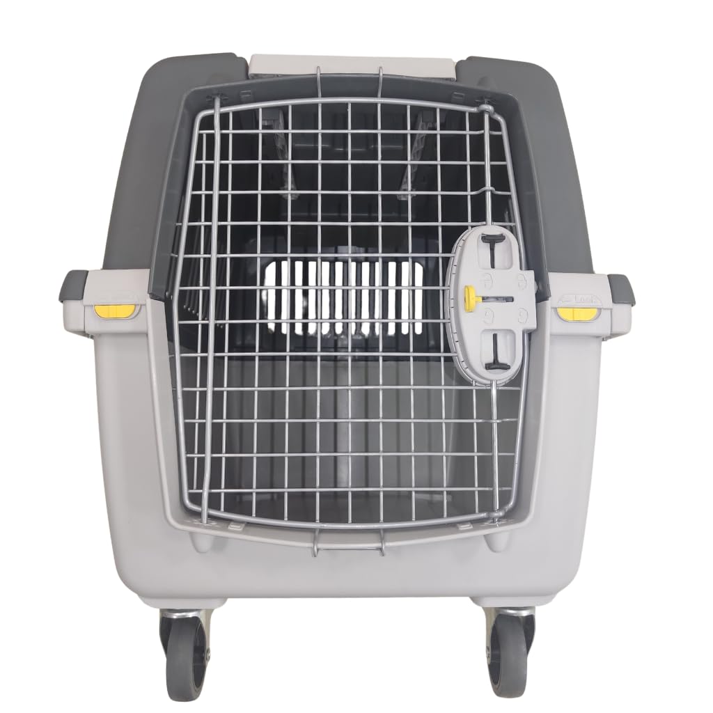 kerbl-transportbox-gulliver-4-iata-71-x-51-x-50-cm-mit-metallt-r-f-r-auto-und-fl image 2