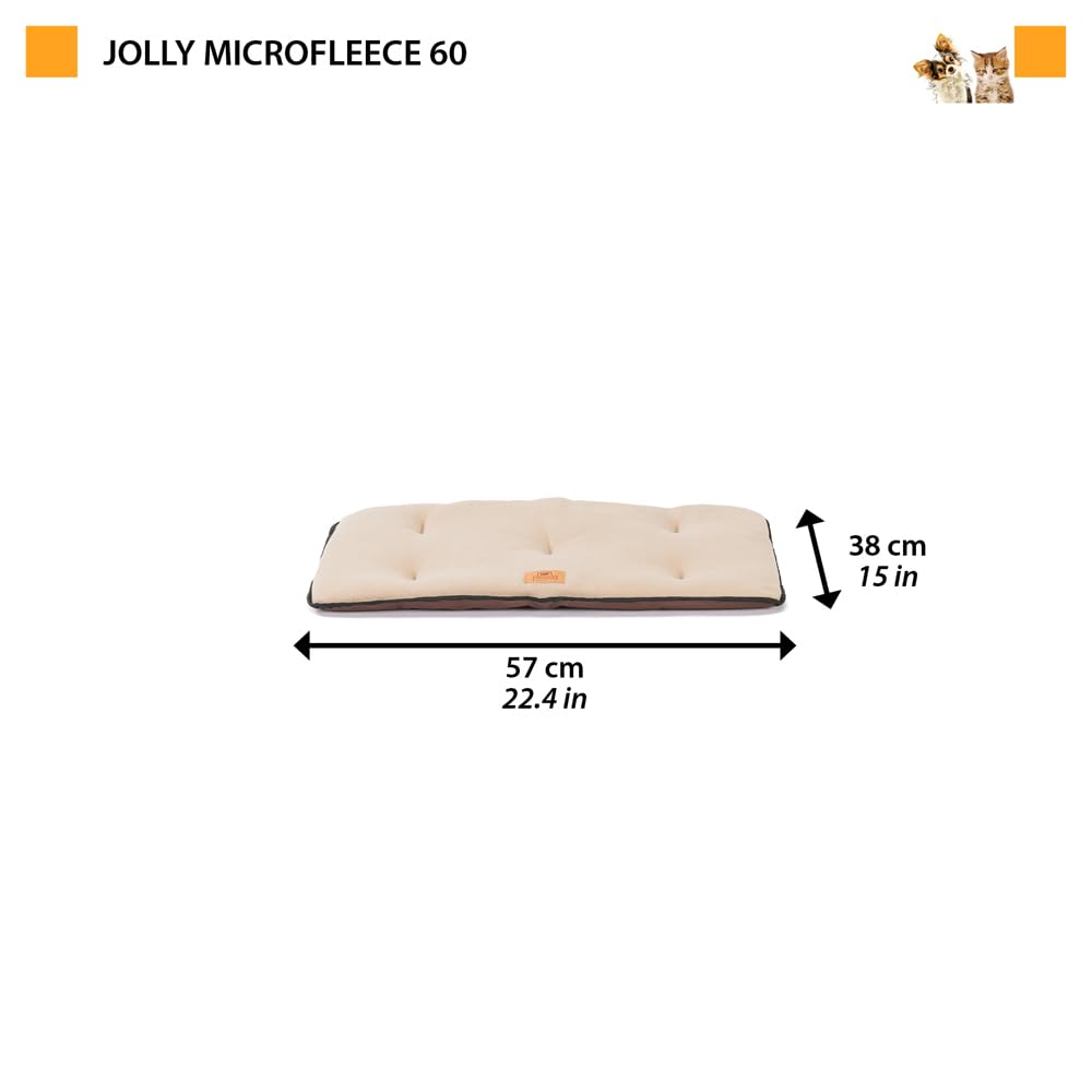 ferplast-jolly-microfleece-hundematte-57-x-38-x-3-5-cm-schwarz image 2