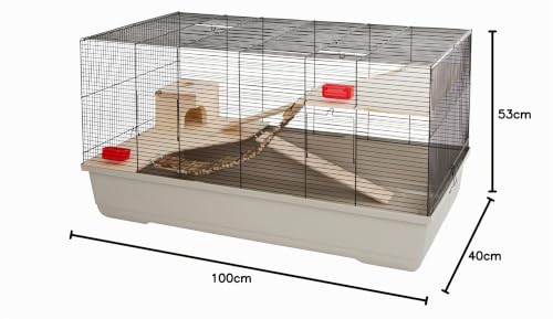 kerbl-gabbia-hamster-102-kleintierk-fig-100-x-53-x-55-cm-beige-kunststoff-metall image 4