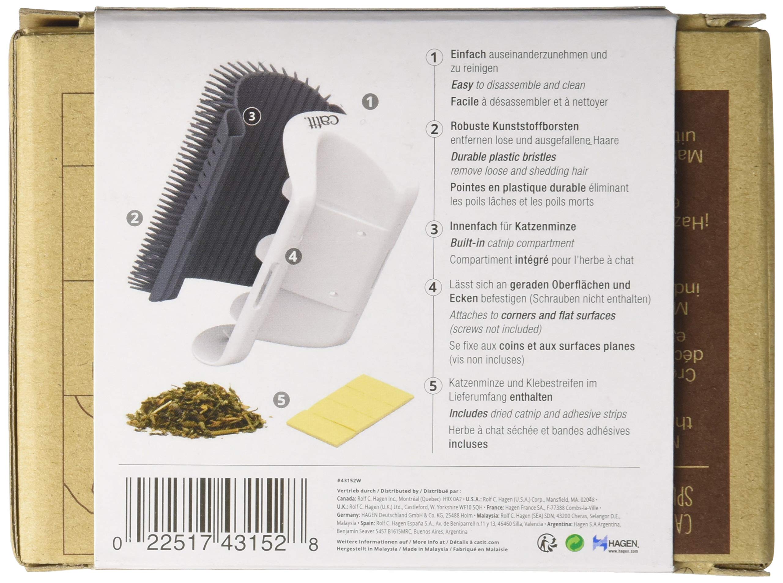 catit-senses-2-0-self-groomer-massageecke-grau image 4