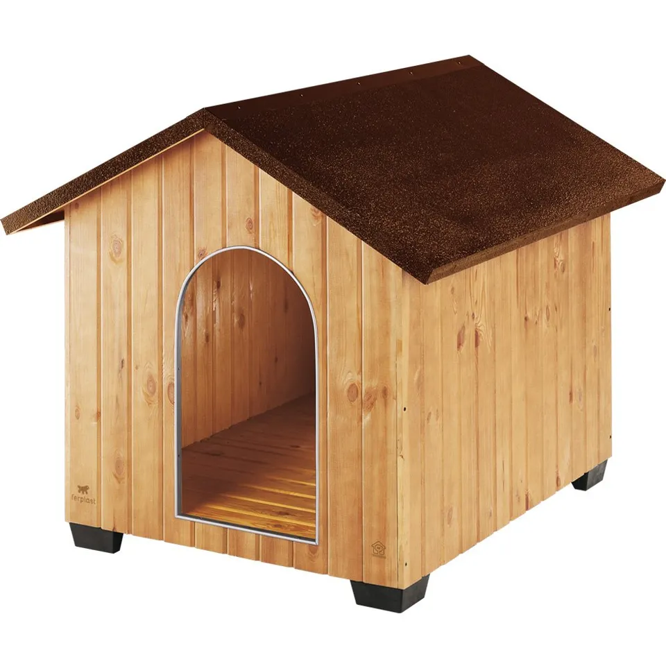 ferplast-domus-maxi-hundeh-tte-xxl-outdoor-aus-fsc-holz-108-x-130-x-h-103-cm image 1