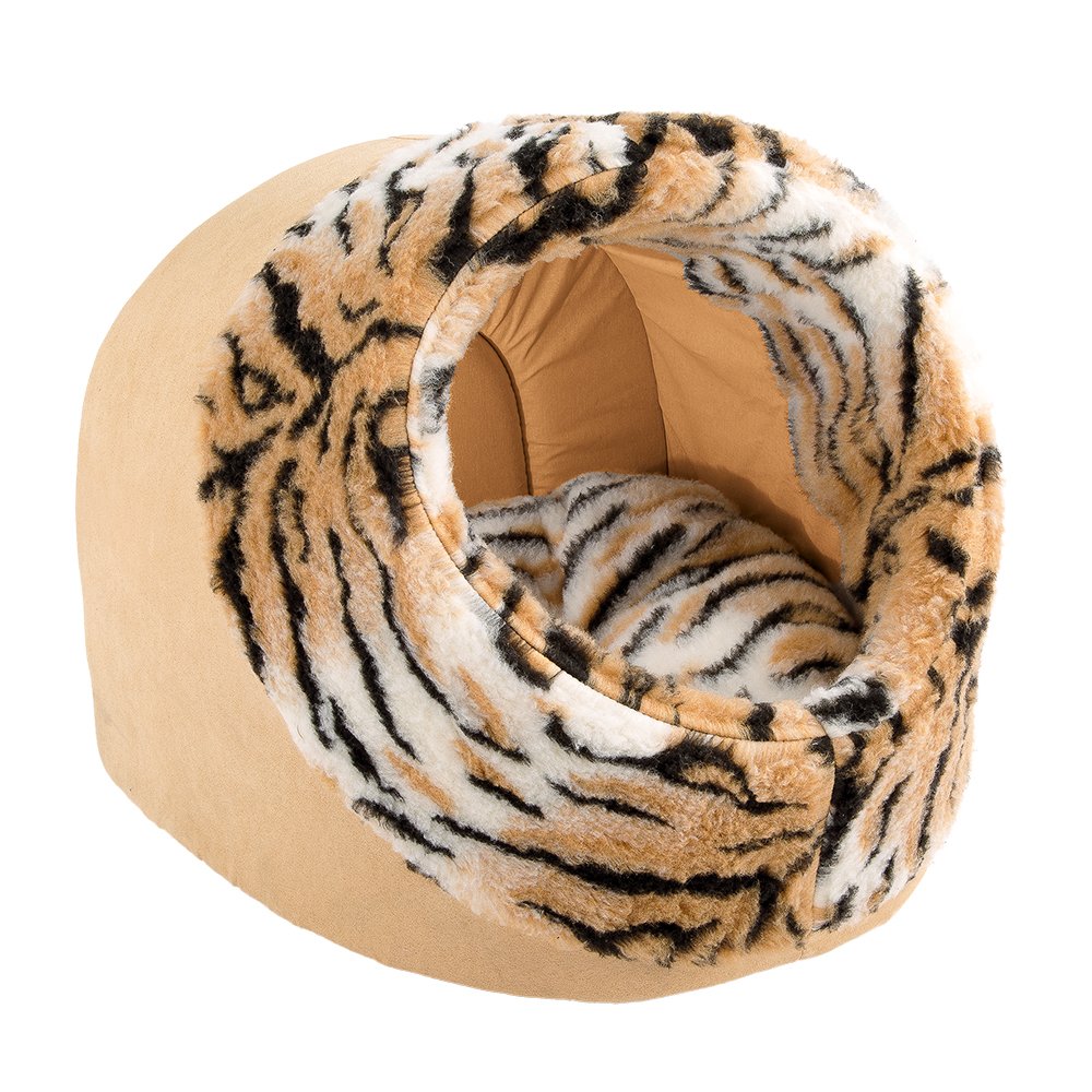 ferplast-imperial-katzenh-hle-mit-waschbarem-kissen-3-gr-en image 1
