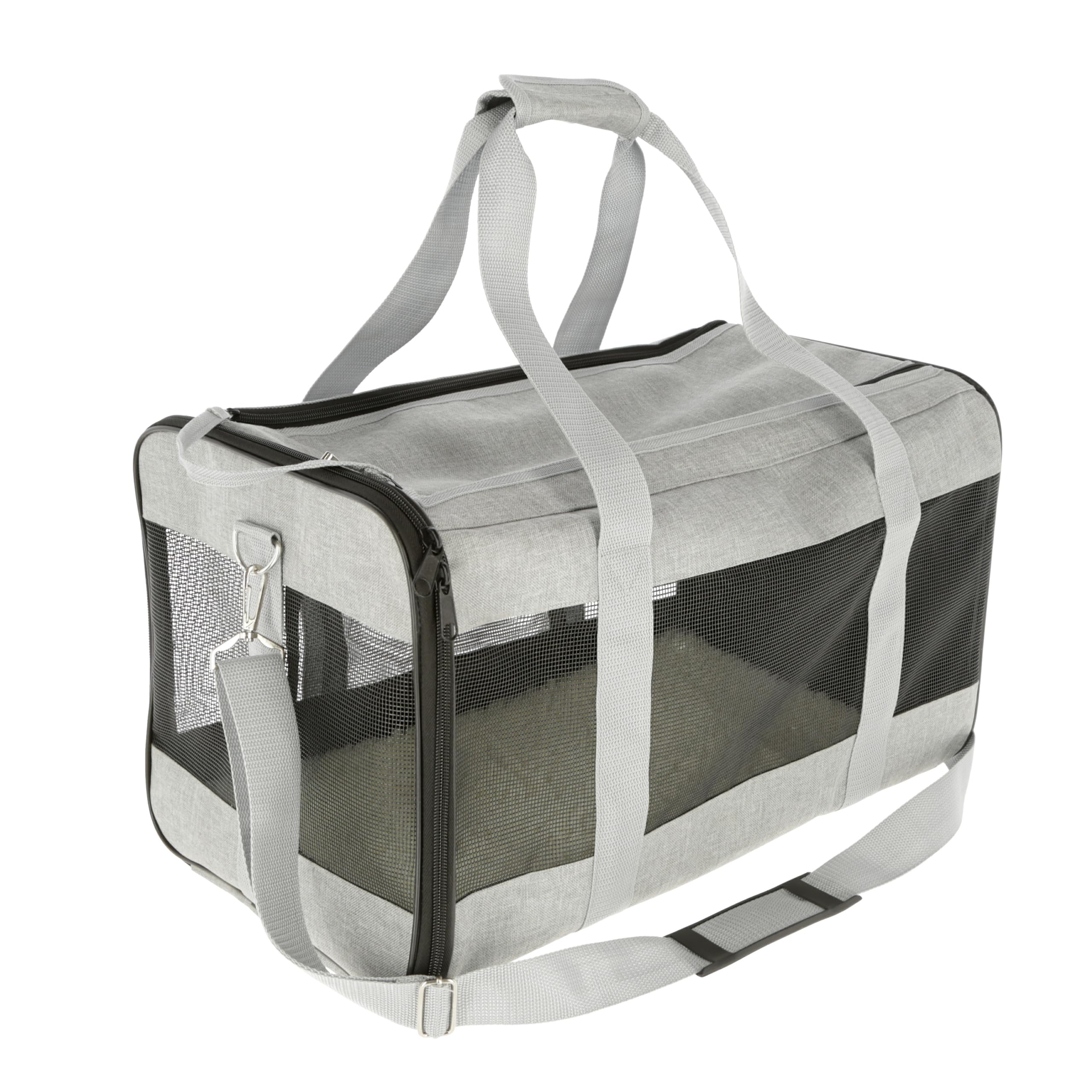 kerbl-pet-tragetasche-casual-grau-41-x-28-x-29-cm-polyester image 1