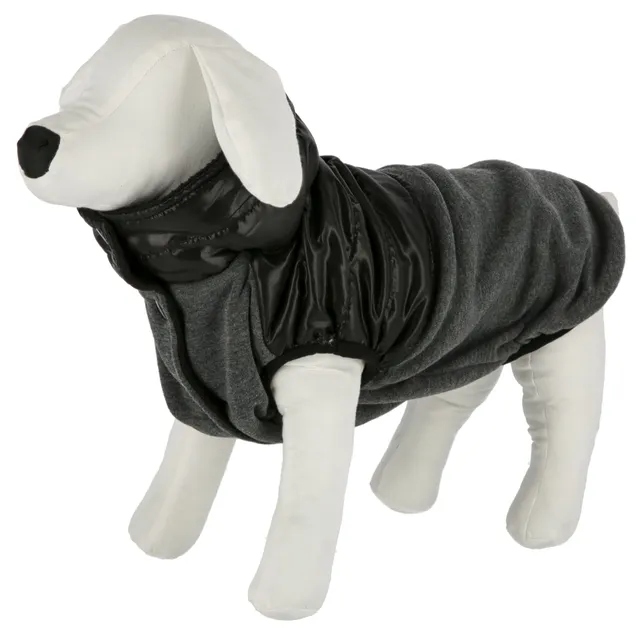 kerbl-pet-hundemantel-quebec-grau-schwarz-l-45-cm image 1