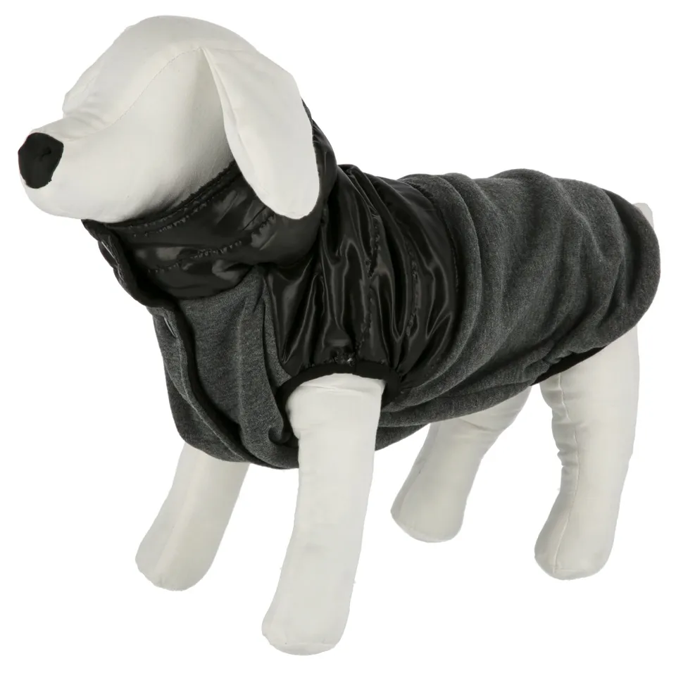 kerbl-pet-hundemantel-quebec-grau-schwarz-l-45-cm image 1