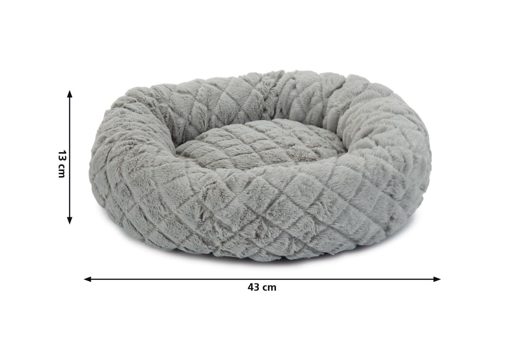 karlie-beeztees-levisa-katzenbett-pl-sch-grau-43x43x13-cm image 2