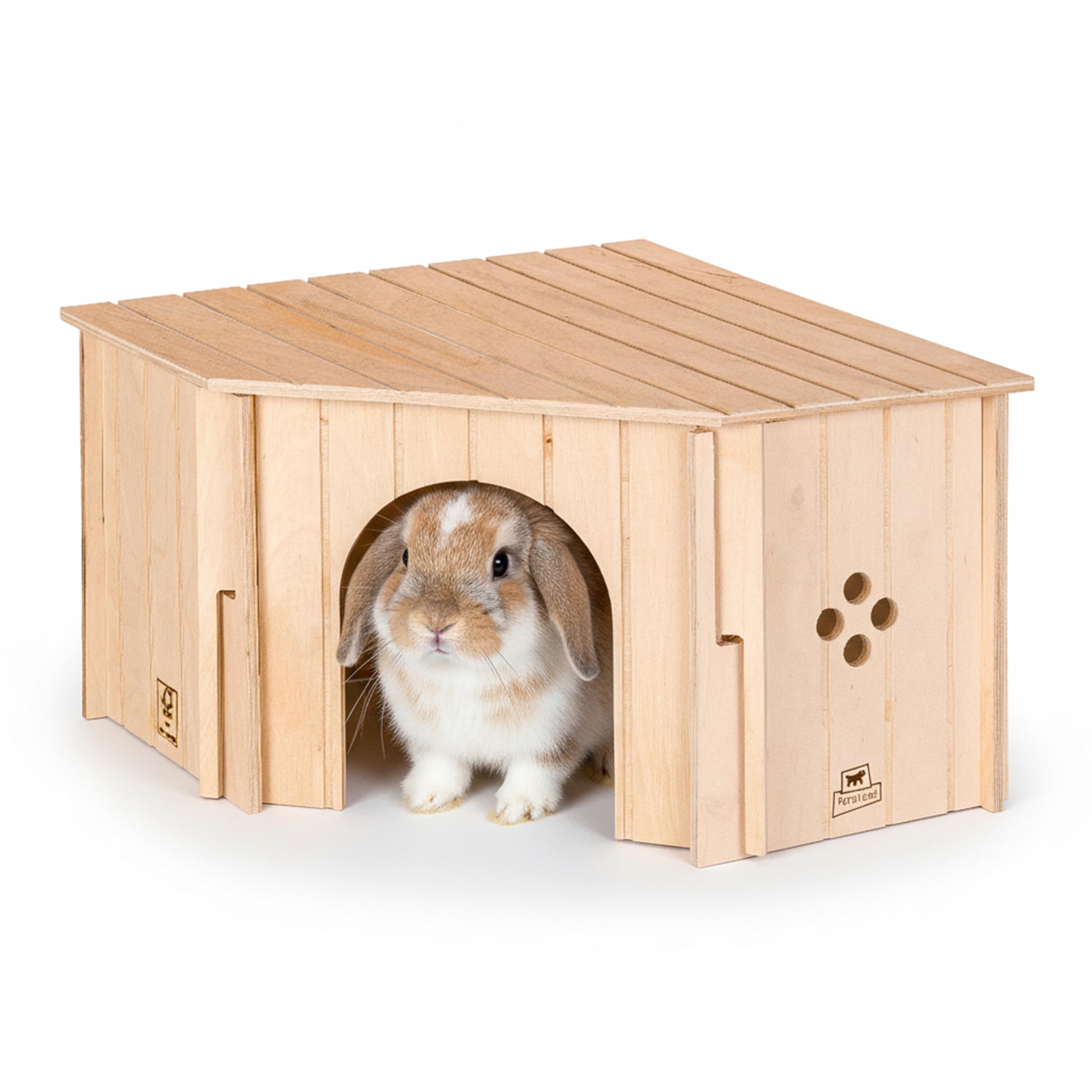 ferplast-sin-corner-eckhaus-l-kleintierhaus-holz-38-x-38-x-h-24-cm image 5