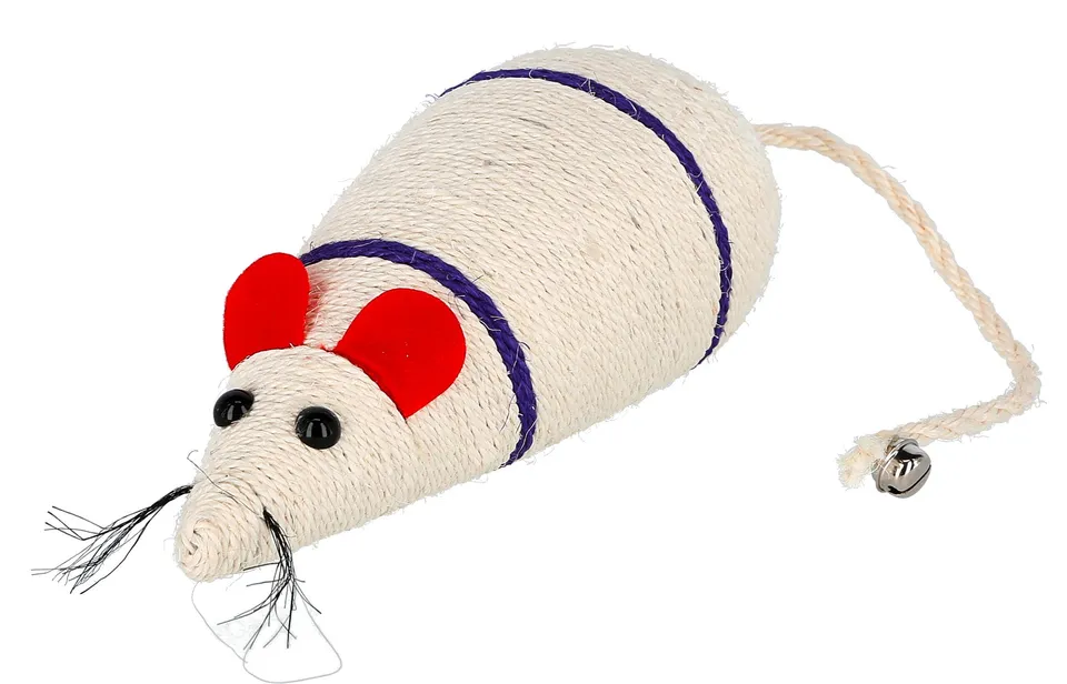 kerbl-pet-sisalspielmaus-31-5-x-13-x-10-5-cm-katzenspielzeug-aus-sisal image 1