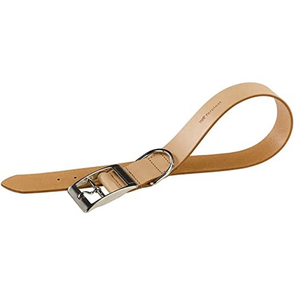 ferplast-natural-hundehalsband-echtleder-verstellbar-schwarz-natur-mit-metallsch image 4