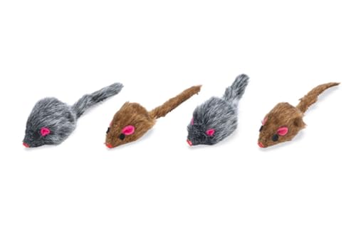 karlie-pl-sch-spielm-use-l-5-cm-schwarz-braun-katzenspielzeug-4er-pack-mit-catni image 4