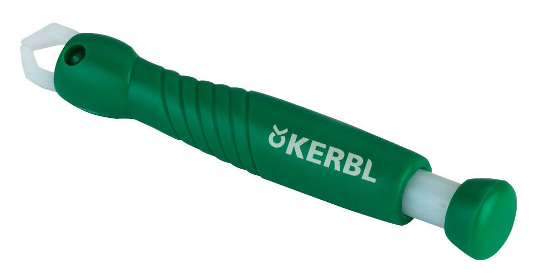 kerbl-zeckenzange-gr-n-f-r-hunde-katzen-pferde-aus-kunststoff image 1