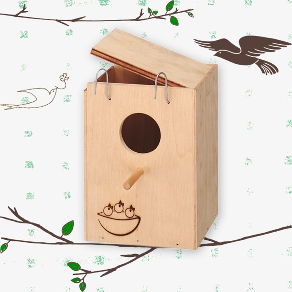 ferplast-vogelnest-nistkasten-aus-fsc-holz-f-r-au-en-13-x-12-x-h-17-cm image 2