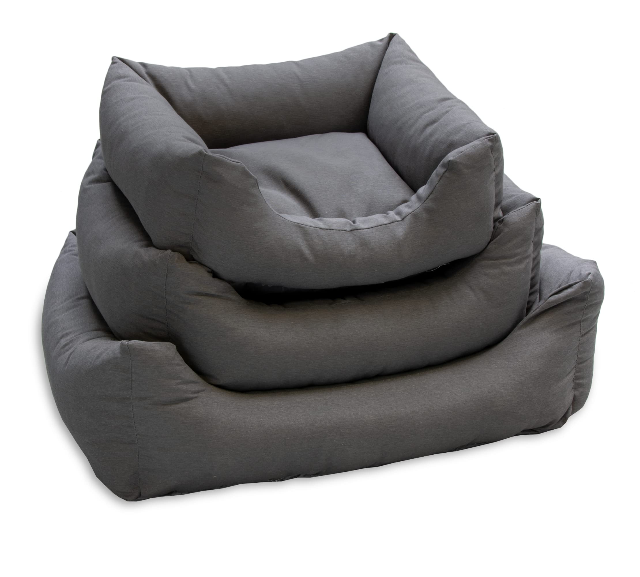 karlie-charly-hundebett-60x60x20-cm-dunkelgrau image 6