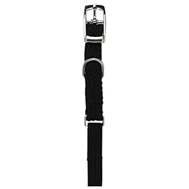 kerbl-pet-katzenhalsband-10-mm-x-30-cm-mit-gummizug-und-gl-ckchen-schwarz image 1