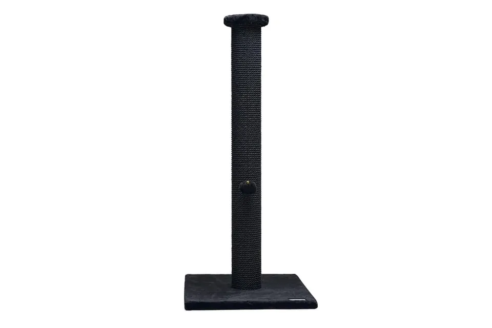 beeztees-serpa-xl-kratzbaum-40x40x90-cm-schwarz-pl-sch-kratzstamm-f-r-katzen image 1