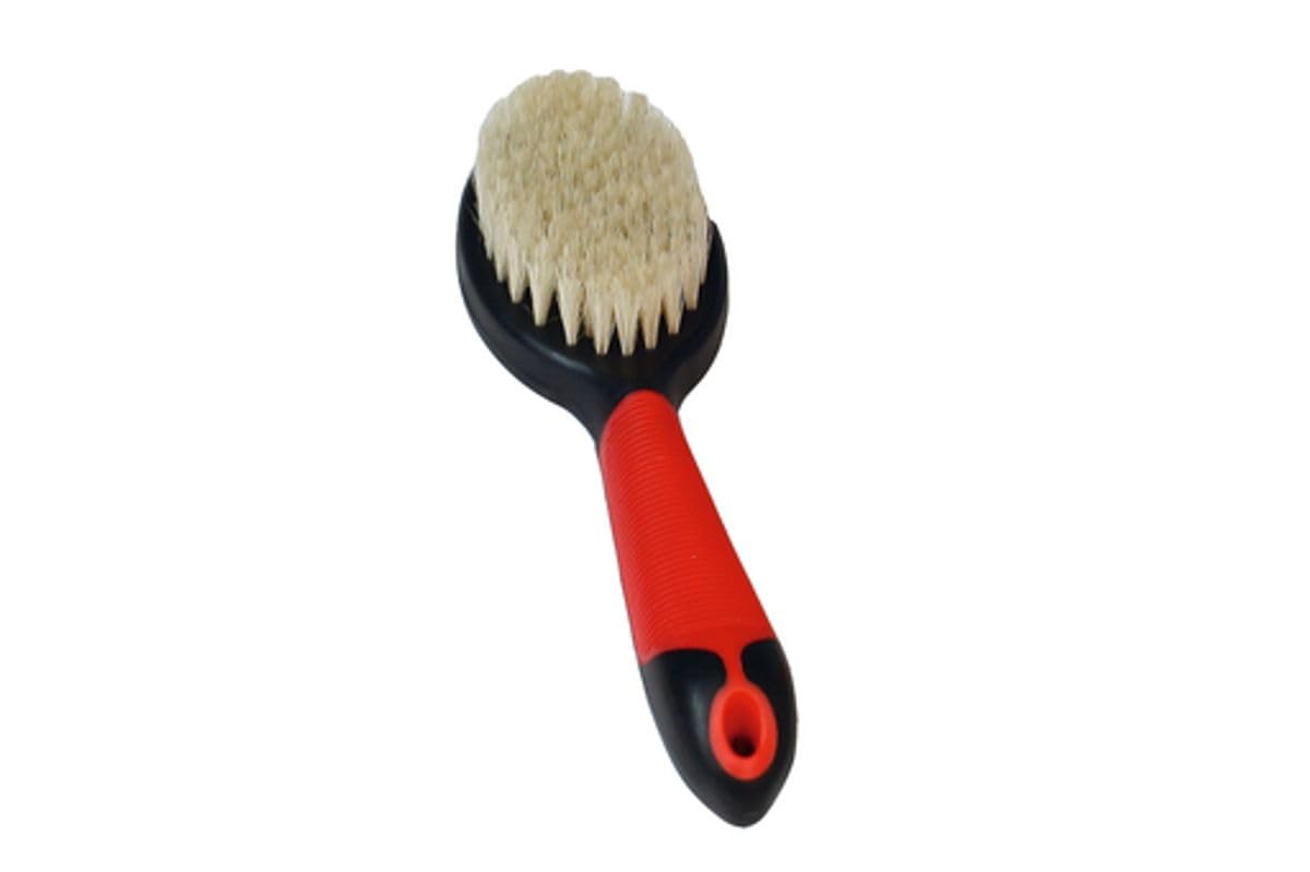 karlie-schweineborstenb-rste-hundeb-rste-rot-schwarz-23x6-5x4-5-cm image 1