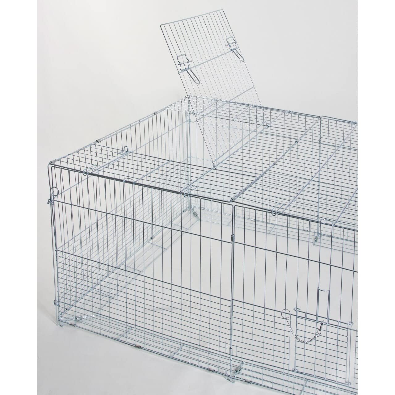 kerbl-pet-jungtier-freilaufgehege-mit-ausbruchsperre-144-x-112-x-60-cm-verzinkt image 3