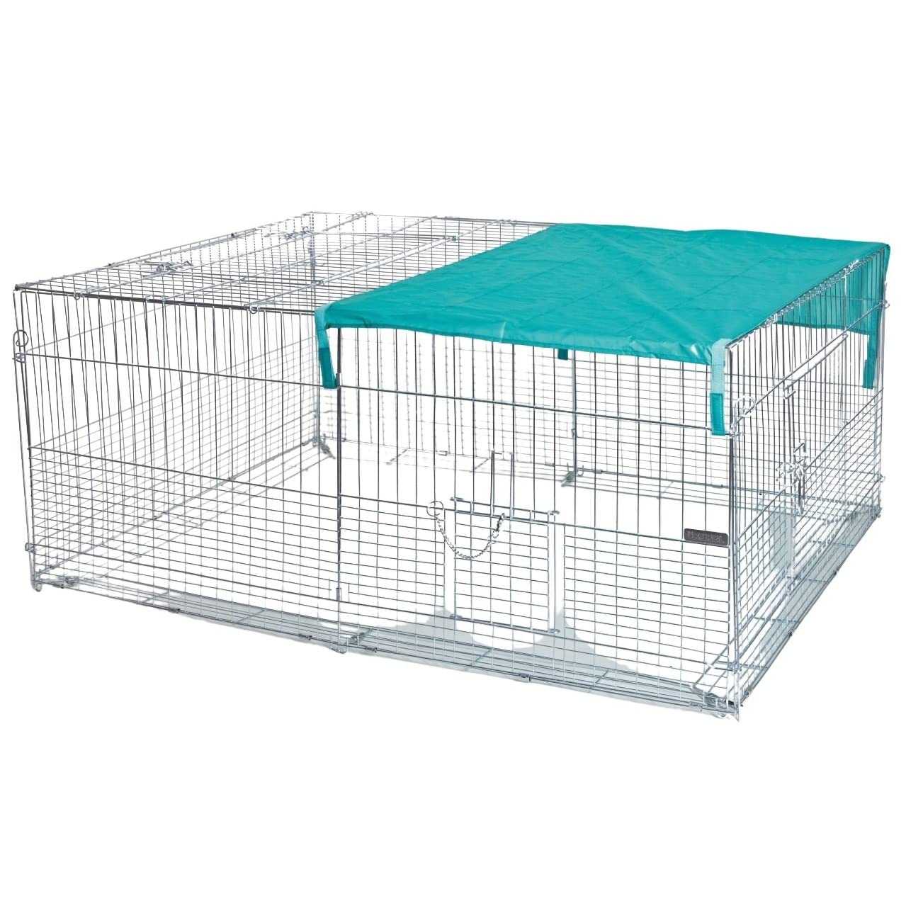 kerbl-pet-jungtier-freilaufgehege-mit-ausbruchsperre-144-x-112-x-60-cm-verzinkt image 2