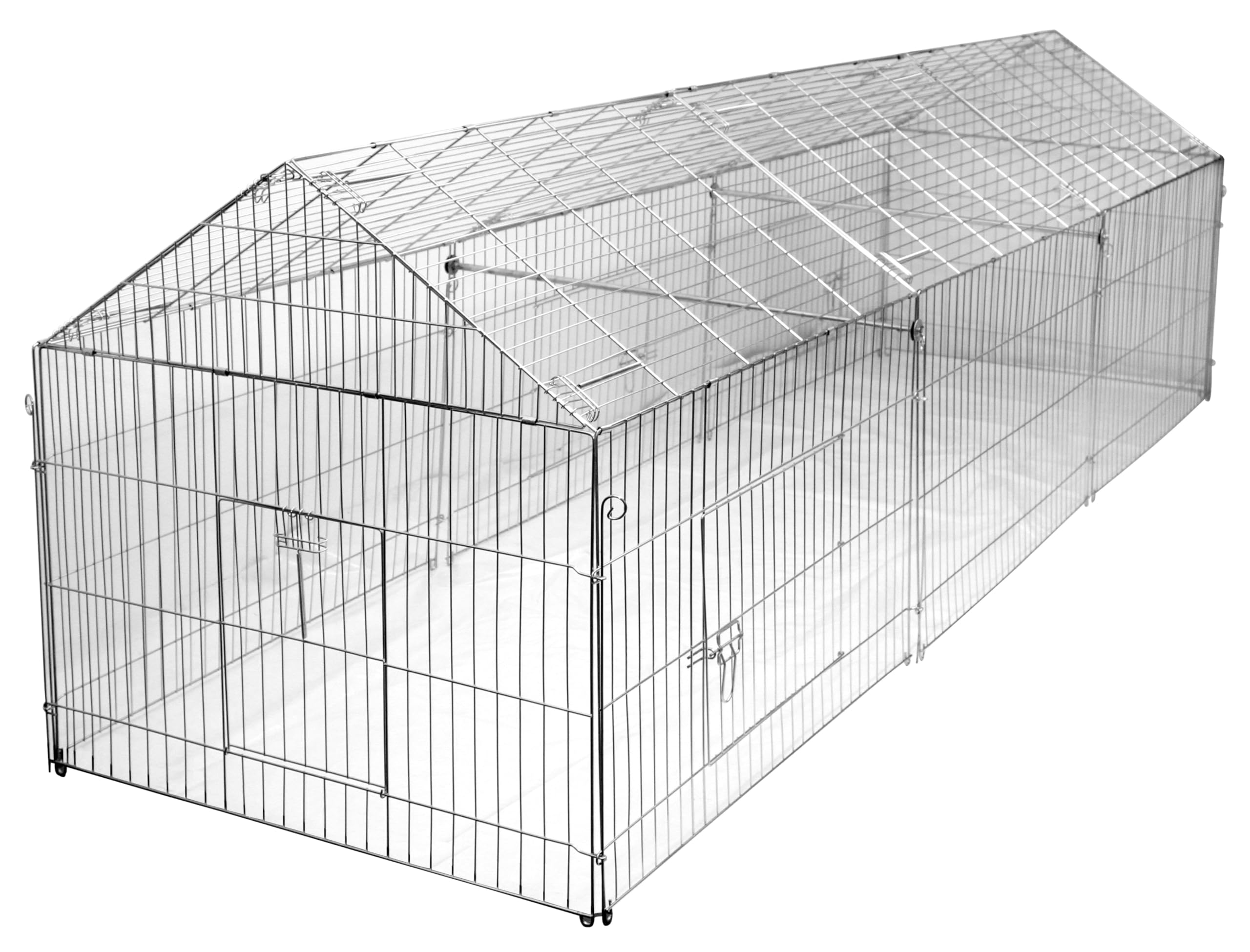kerbl-pet-freilaufgehege-verzinkt-mit-sonnenschutz-220x103x103-cm image 4