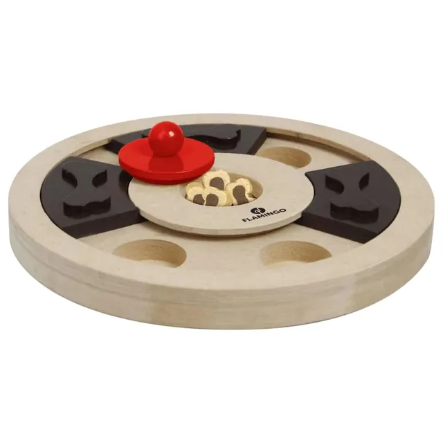 karlie-wooden-brain-train-hera-intelligenzspielzeug-holz-25-cm image 1