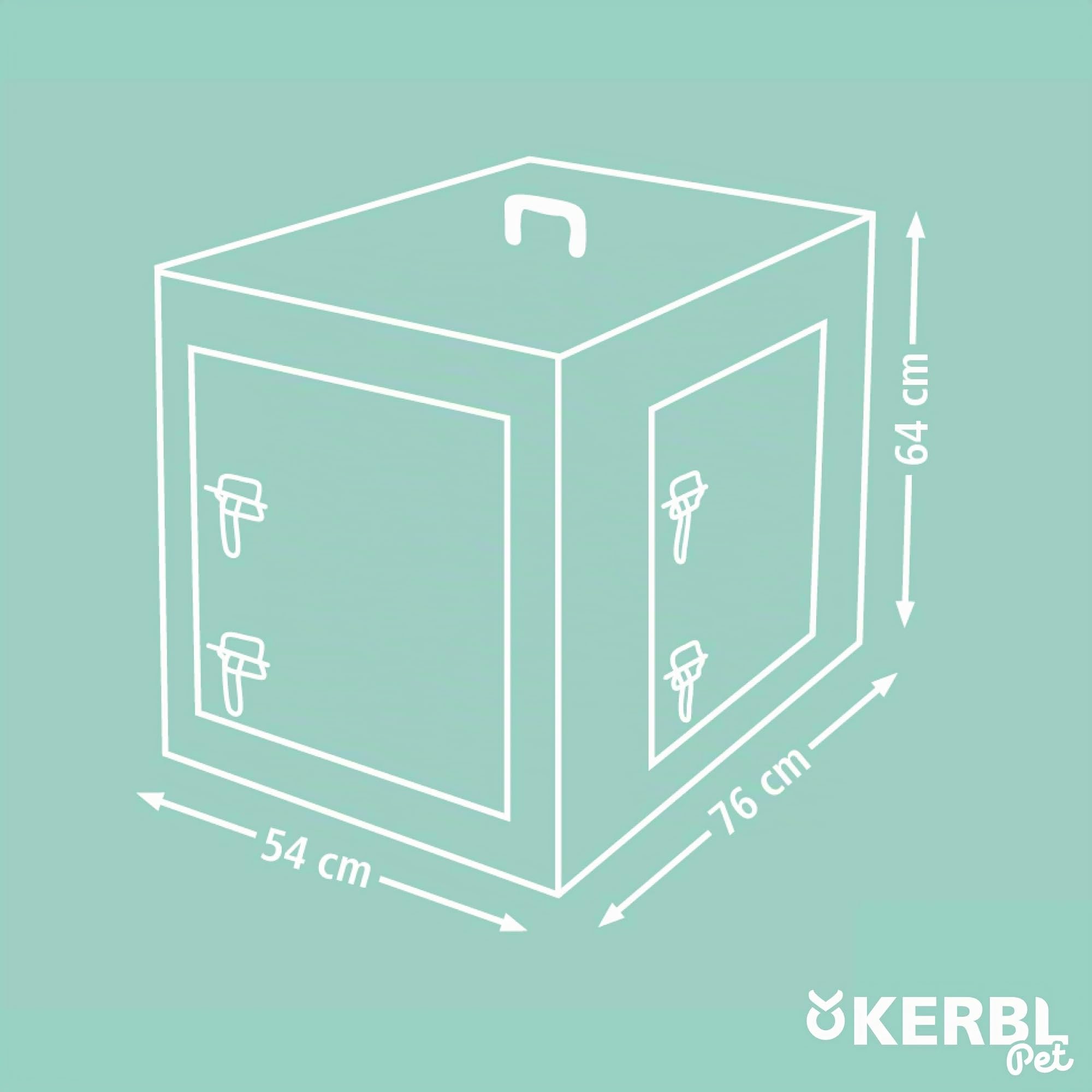 kerbl-pet-gittertransportbox-hund-2-t-rig-schwarz-76x54x64-cm image 7