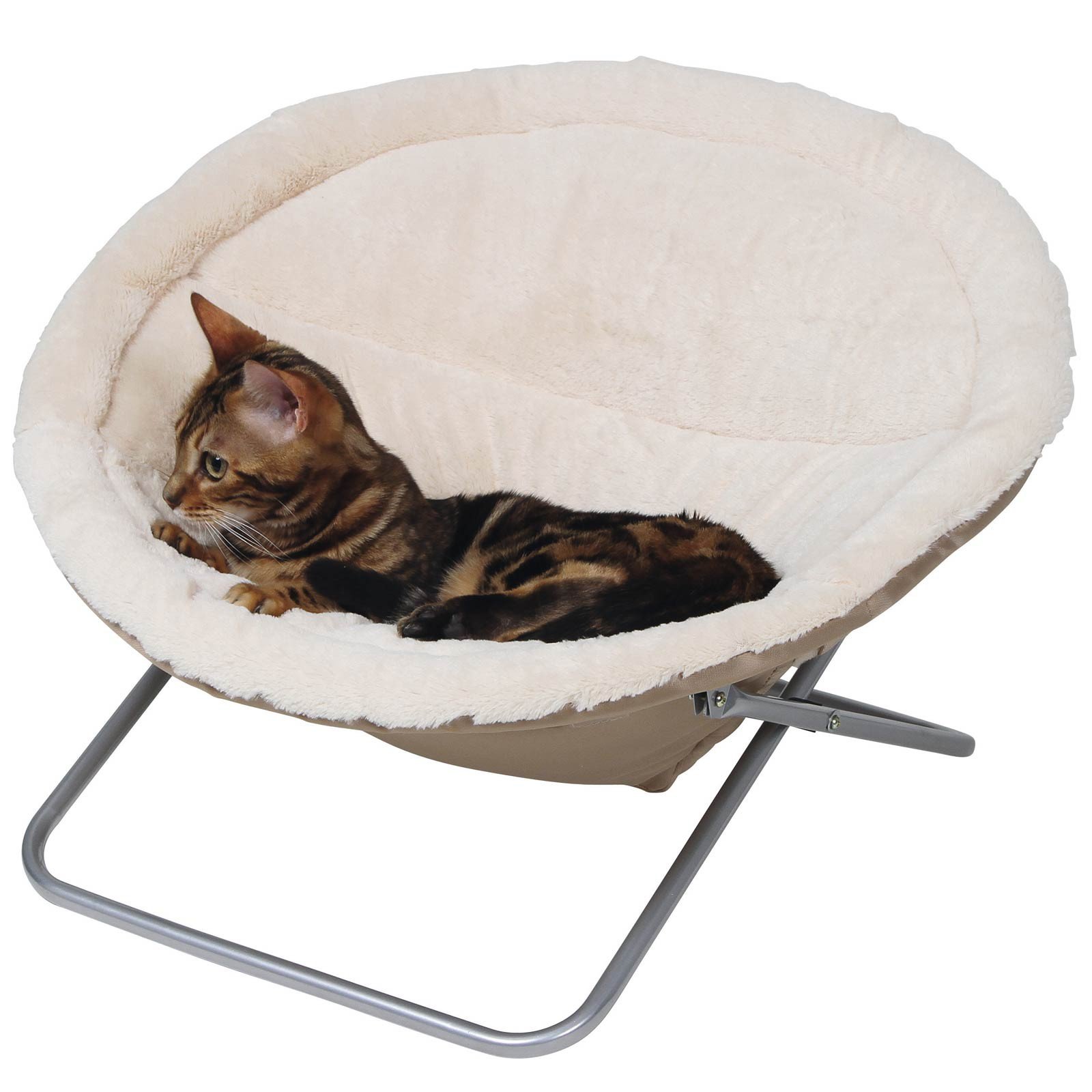 kerbl-pet-alice-katzenliegemulde-58-cm-beige-erh-hte-katzenliege-mit-softpl-sch image 1
