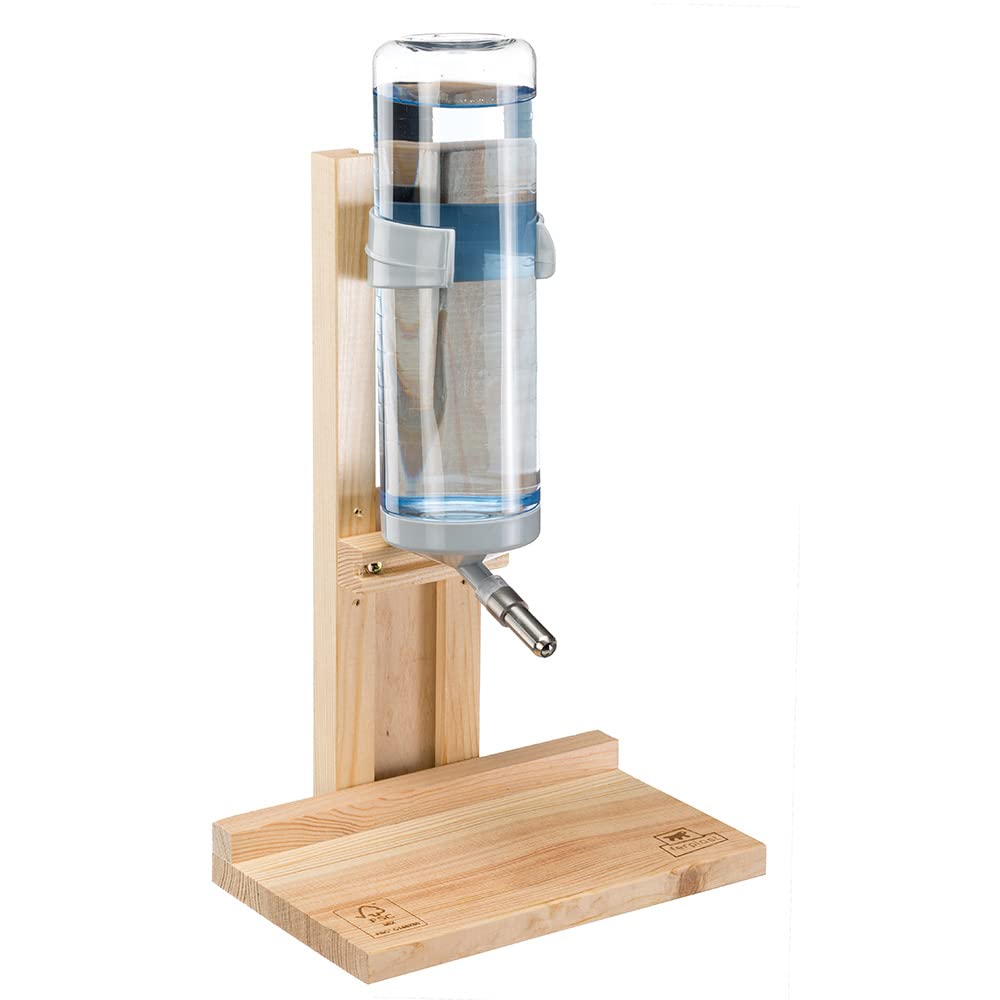 ferplast-wasserspenderhalter-holzst-nder-f-r-drinky-300-cc-600-cc-trinkflaschen image 6