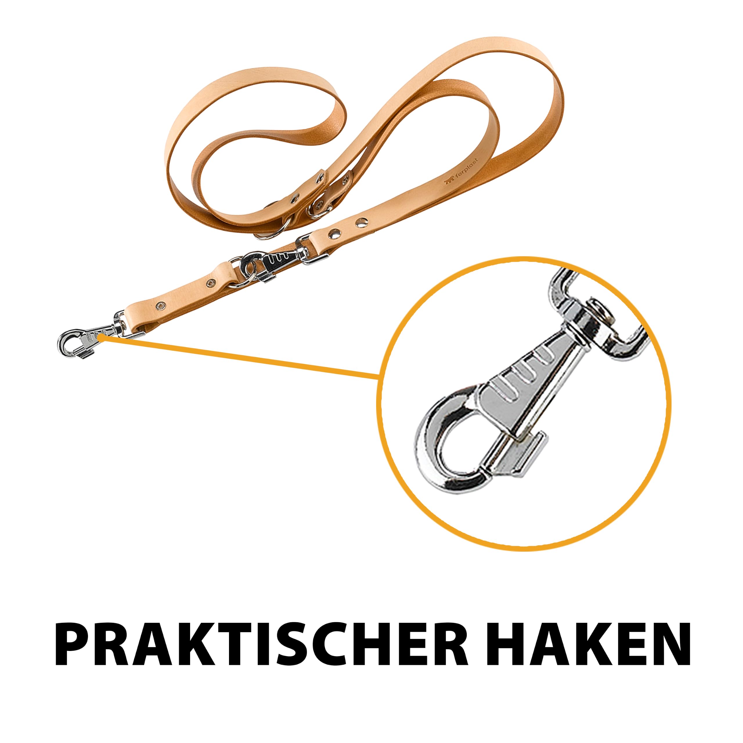 ferplast-natural-ga-trainingsleine-echt-leder-f-r-hunde-mit-verdrehschutz-karabi image 4