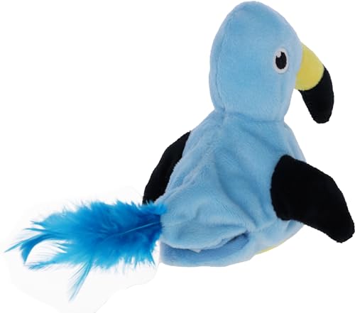 kerbl-jumping-vogel-katzenspielzeug-blau-gelb-17-x-12-5-cm image 8