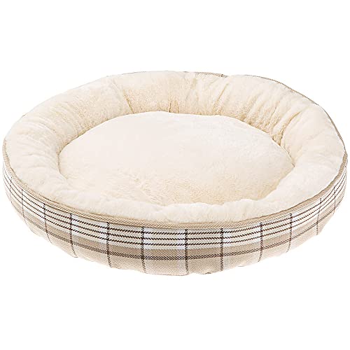 ferplast-lagoon-50-rundes-haustierbett-f-r-hunde-und-katzen-53-x-10-cm-beige image 2