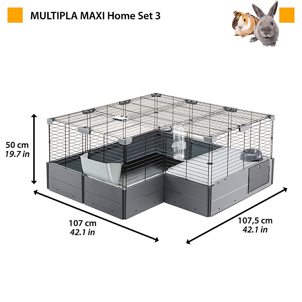 ferplast-multipla-maxi-modularer-kaninchen-und-meerschweinchenk-fig-142-5-x-72-x image 4