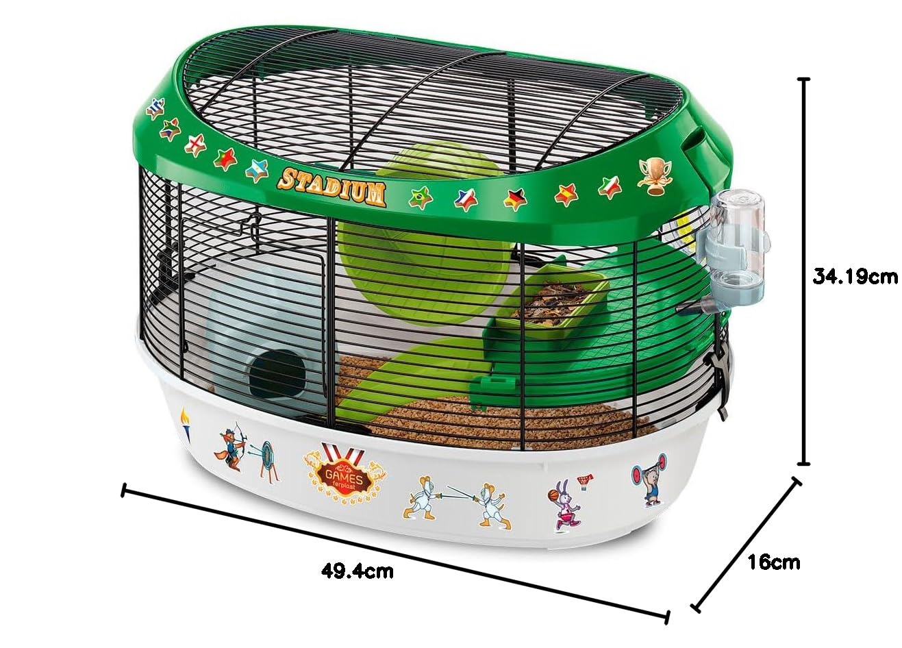 ferplast-stadium-hamsterk-fig-kleintierk-fig-50-x-34-x-h-33-cm-inkl-zubeh-r image 3