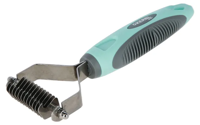 kerbl-pet-fell-entfilzungsstriegel-12-messer-18-cm image 1