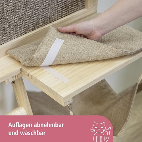 kerbl-pet-timber-liegebrett-f-r-katzen-wandliege-aus-holz-58-x-89-cm-braun image 8