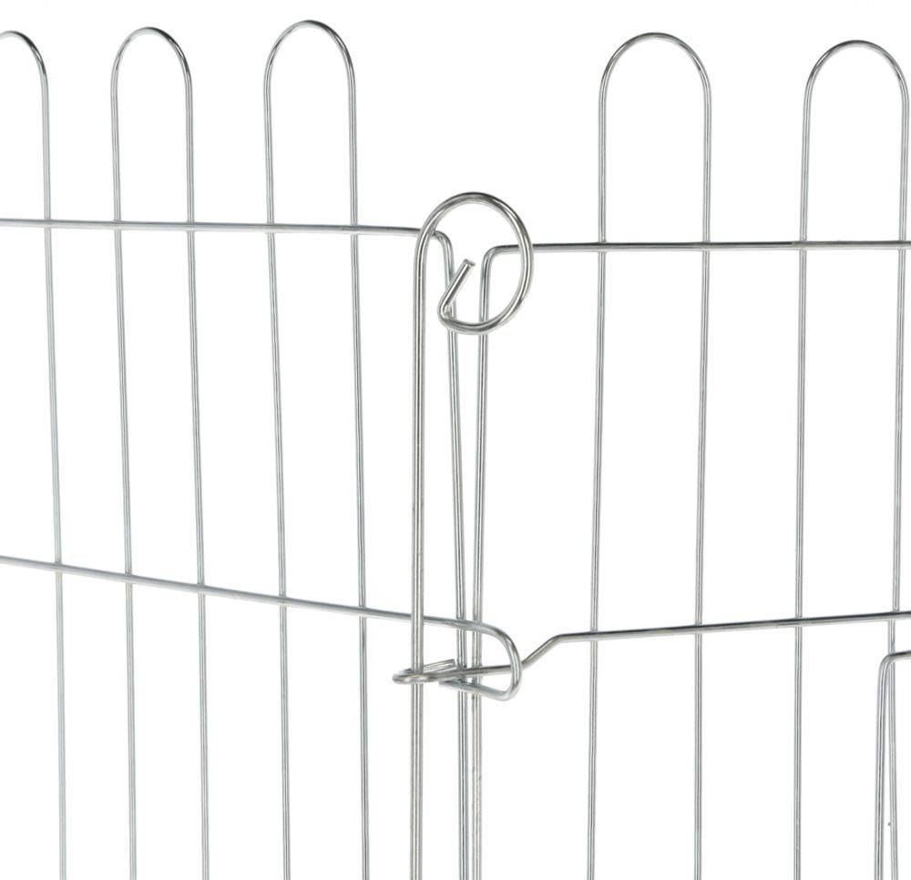 kerbl-pet-freigehege-6-gitter-56-5-x-56-5-cm-verzinkt-erweiterbar image 6