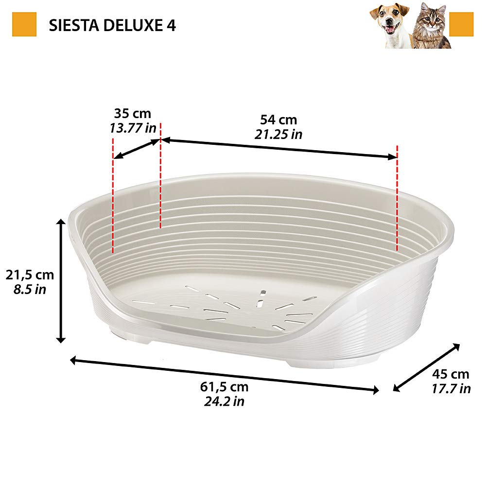 ferplast-siesta-deluxe-hundebett-katzenbett-54-x-35-x-h-21-5-cm-fuchsia-waschbar image 3
