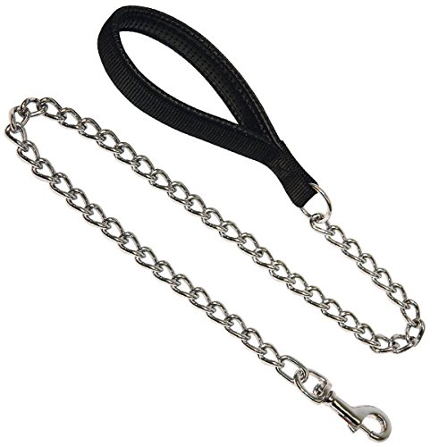 kerbl-pet-miami-plus-kettenleine-schwarz-4-mm-x-100-cm image 2