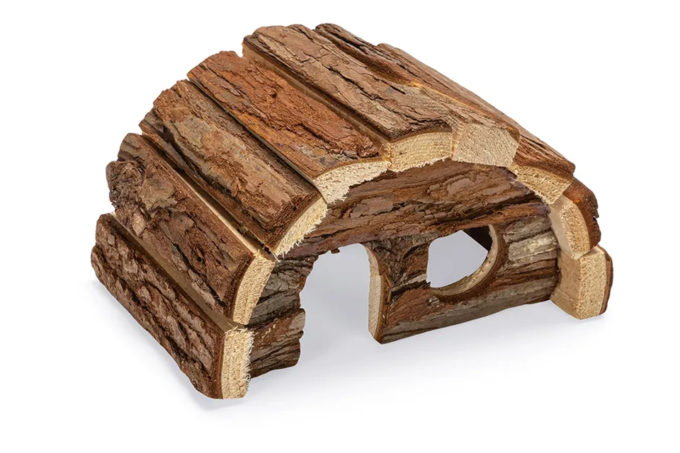 karlie-wonderland-rundhaus-sam-holz-schlafh-tte-f-r-nager-15-x-9-x-9-cm image 1